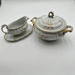 EDELSTEIN BAVARIA MARIA THERESIA Oakland - Fine China Soup & Gravy Boat Germany - Picture 1 of 6