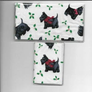 SCOTTISH TERRIER SCHECKBUCHHÜLLE STOFF NEU ARTIKEL SET KREDITKARTENHALTER - Bild 1 von 1