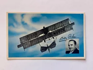 Phillips 66 Aviación Gasolina Postal Billy Parker Curtis Empujador 3.25x5.5 - Imagen 1 de 2