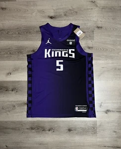 Jordan Sacramento Kings Authentic Statement Jersey De’Aaron Fox Sz 52 XL NBA - Picture 1 of 6
