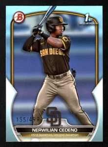 Nerwilian Cedeno 2023 Bowman 1st Year Prospect Sky Blue 155/499 San Diego Padres - Bild 1 von 1