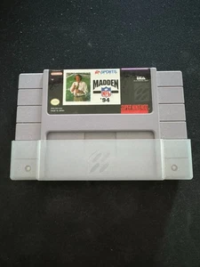 Madden NFL 94 Auténtico Super Nintendo SNES Juego Cartucho Solo - Imagen 1 de 1