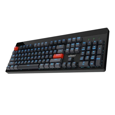 ADESSO Easytouch 1300 Mechanical Keyboard RGB Illuminated Hot Swappable Red... - Image 1 of 4