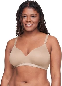 WARNER'S Cloud 9 Super Soft Wireless Lined Comfort Bra TOASTED ALMOND 38B - Picture 1 of 8