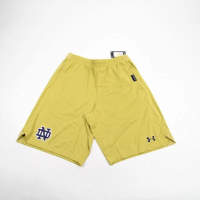 Notre Dame Fighting Irish Under Armour Practice Shorts Men's Gold New - Image 1 of 4