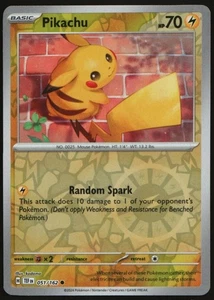 2024 Scarlet & Violet Series - Temporal Forces Pikachu Common #51 - Picture 1 of 2