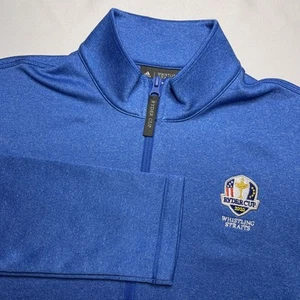 Adidas Whistling Straits Damen XL Full Zip Jacke blau Golf sportlich - Bild 1 von 7