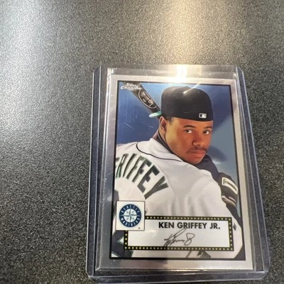 2021 Topps Chrome Platinum Anniversary Ken Griffey Jr. #493 - Image 1 of 2