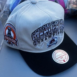 Mitchell & Ness Colorado Avalanche Stanley Cup Champions Snap Back Cap Hat - Picture 1 of 5