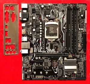ASUS PRIME B250M-A LGA1151 DDR4 HDMI DVI VGA mATX Motherboard - Picture 1 of 19
