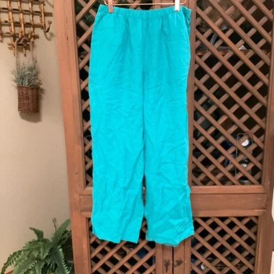 NWT Flax Women’s Medium Elastic Linen Pants - Image 1 of 4