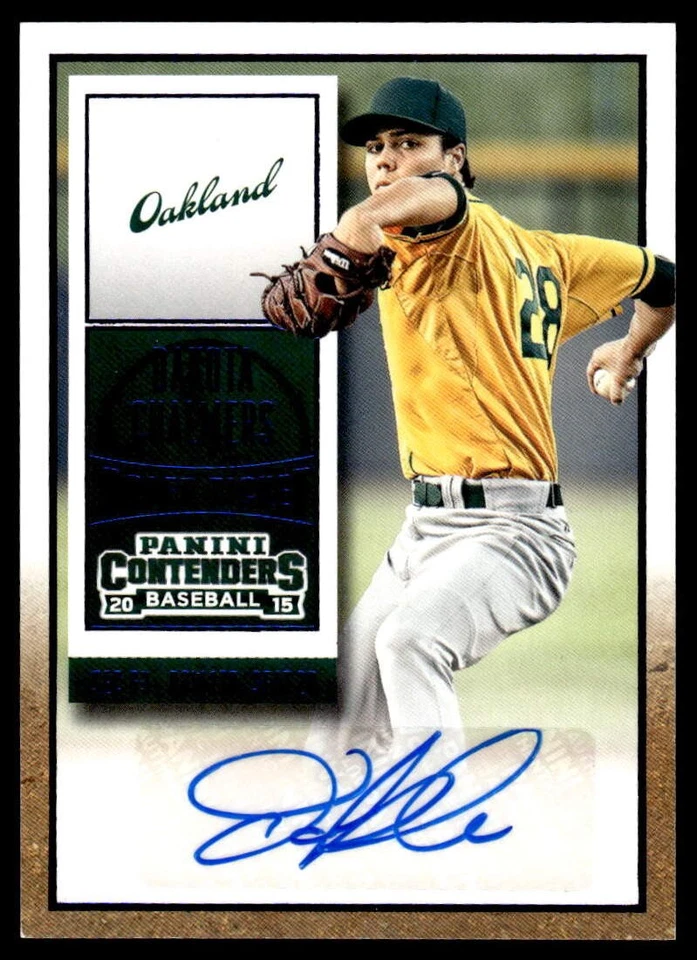 2015 Panini Contenders #16 Dakota Chalmers BASEBALL Oakland Athletics - Image 1 of 2