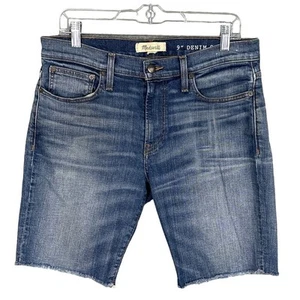 Pantaloncini Madewell Denim Cutoff The 9" Pollici Stile Bermuda Taglia 31 Nuovi senza etichette - Foto 1 di 11