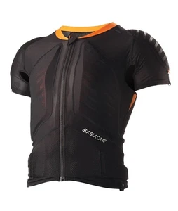 SixSixOne 661 Evo Compression Jacket Short Sleeve Black (Small Adult) - Picture 1 of 15