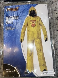 Hazmat Suit Halloween Costume Spirit (Child MEDIUM - 8-10) - Picture 1 of 8