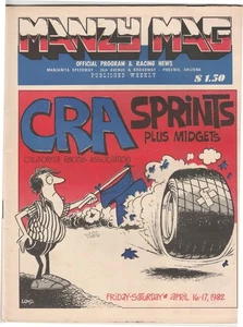 1982 Manzanita Speedway Sprint Car and Midget  Racing Program - Picture 1 of 1