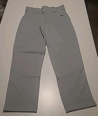 NWT Nike Vapor Select Baseball Pants Gray Youth Boys- Various Sizes BQ6440-052 - Image 1 of 4