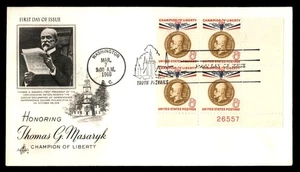 Mayfairstamps US FDC 1960 Thomas G Masaryk Independence Hall First Day Cover aau - Picture 1 of 2