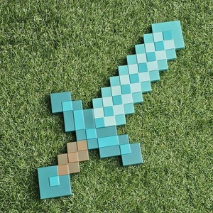 Minecraft Mojang 51 cm/20 Zoll Kunststoff grün Diamant Schwert von Disguise Toys - Bild 1 von 7