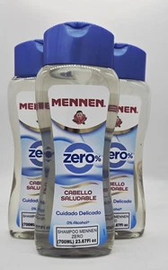 3 PACK MENNEN SHAMPOO ZERO % 700ML /NEW - Picture 1 of 12