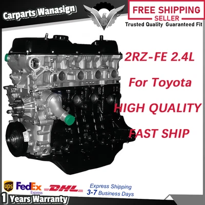 Conjunto de motor de bloque largo para 94-2004 2RZ-FE Toyota Tacoma 4Runner T100 2.4 16V Foto 1 de 4