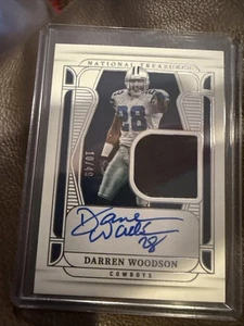 2024 National Treasure DARREN WOODSON Material Treasures Relic Auto /49 - Picture 1 of 3