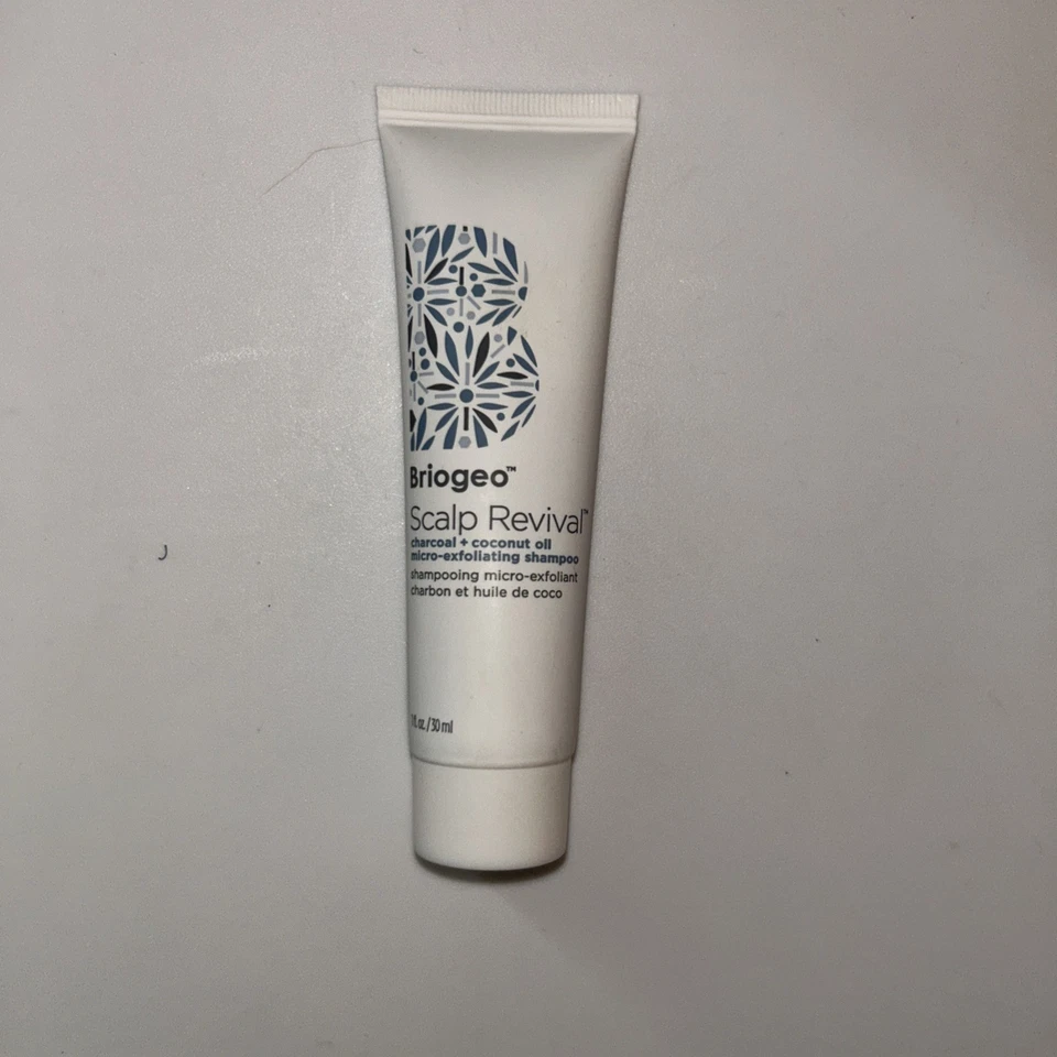 2-Briogeo Scalp Revival Charcoal + Coconut Oil Micro-Exfoliating Shampoo NEW 1oz - Image 1 of 1