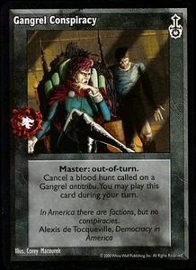 Vtes, Jyhad, Vampire - Gangrel Conspiracy x 1 - Picture 1 of 1