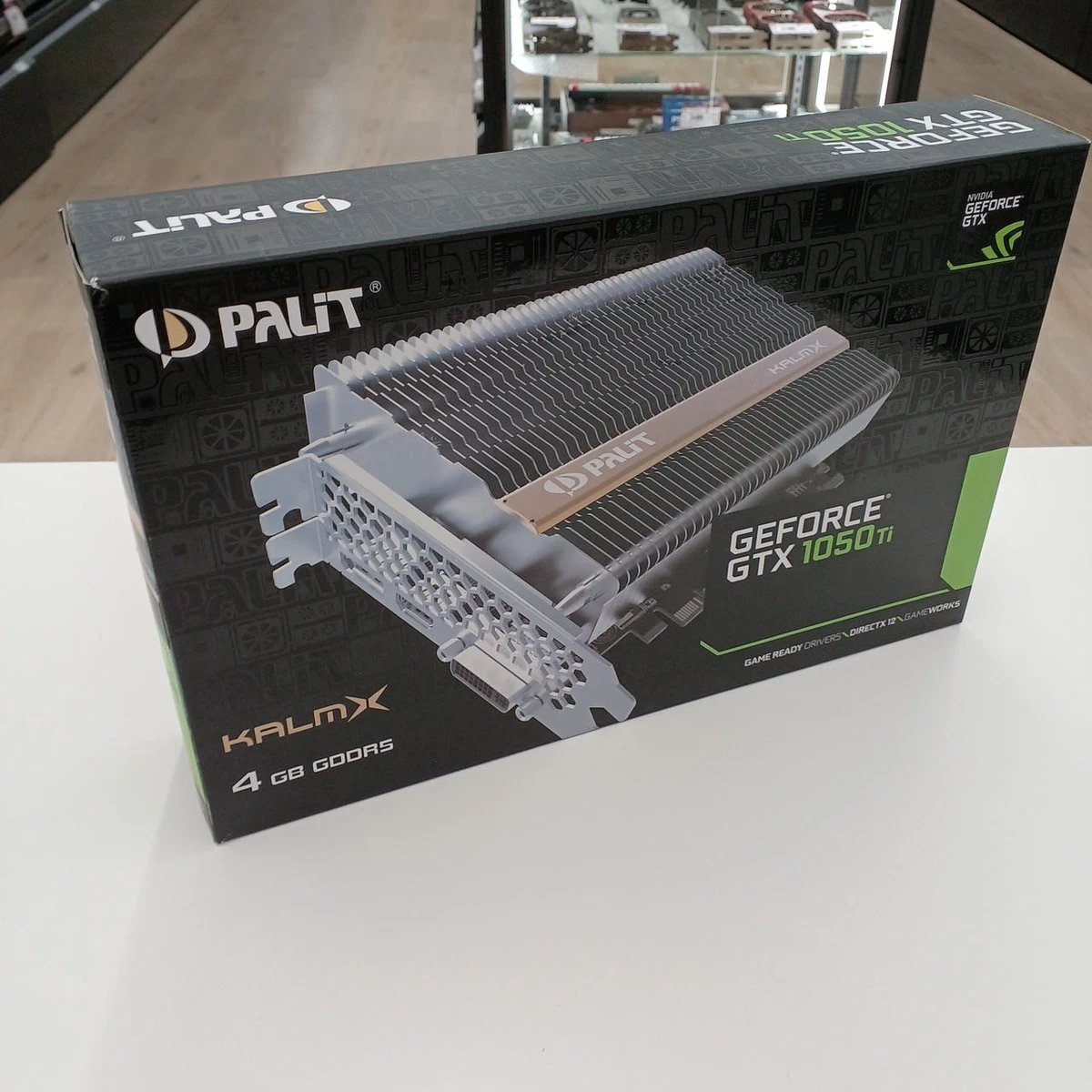 Palit GeForce GTX 1050 ti KalmX 4GB Passive Fanless Graphics Video