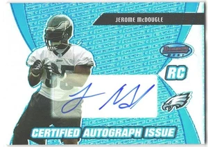 2003 Bowman's Best Jerome McDougle #120 blau RC, Auto #248/499 - Bild 1 von 2