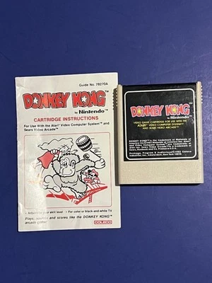 ATARI 2600 VINTAGE 1982 DONKEY KONG WITH MANUAL! - Image 1 of 3