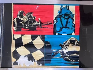 POSTER 22 X 22 L & M LOLA CHEVROLET JACKIE STEWART CARL HAAS 1971 - Picture 1 of 8