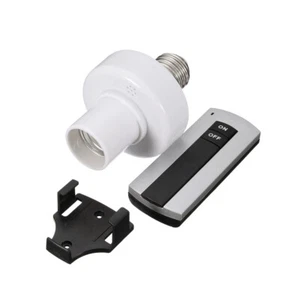 Remote Control Switch with E27 Screw Base Holder Light Lamp - Picture 1 of 6