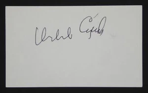 Orlando Cepeda Hand Signed Autographed 3x5 Index Card San Francisco Giants - Picture 1 of 1