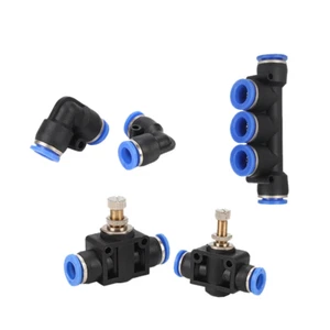 Tubo de montaje neumático tubo aire rápido agua empuje manguera cooping PU/PY/PV/PZA/PE - Imagen 1 de 21