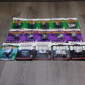 Reaper Dark Heaven Legends War Lord Bones Lot - 15 SEALED MINIS - Picture 1 of 13