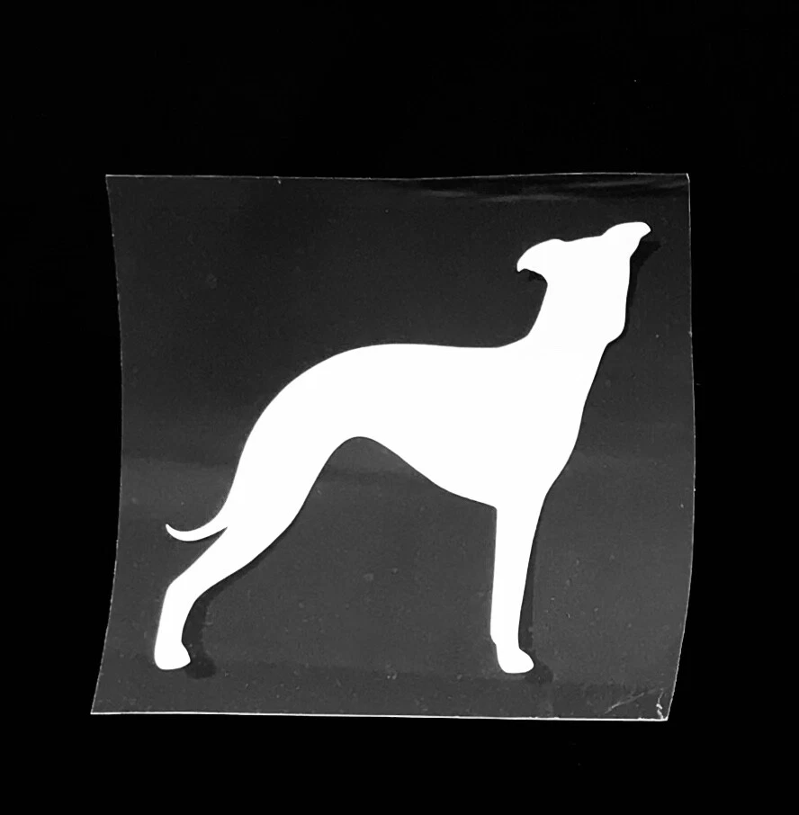 Italian Greyhound Dog Stickers Iron On Decals For Clothes T-Shirt DIY 50mm x 2 - Image 1 of 1