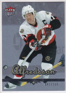 2005-06 Ultra Ice #139 Daniel Alfredsson /100 - Ottawa Senators