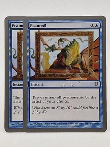 2x MTG - Framed! - Unhinged - Picture 1 of 5