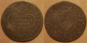 Jeton Henri II, Chambre des Comptes, 1556 !! - Foto 1 di 1