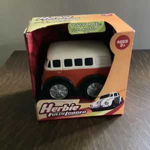 Disneys Herbie Fully Loaded Soft Vehicle With Sound Split Window VW Bus NIB - Picture 1 of 7