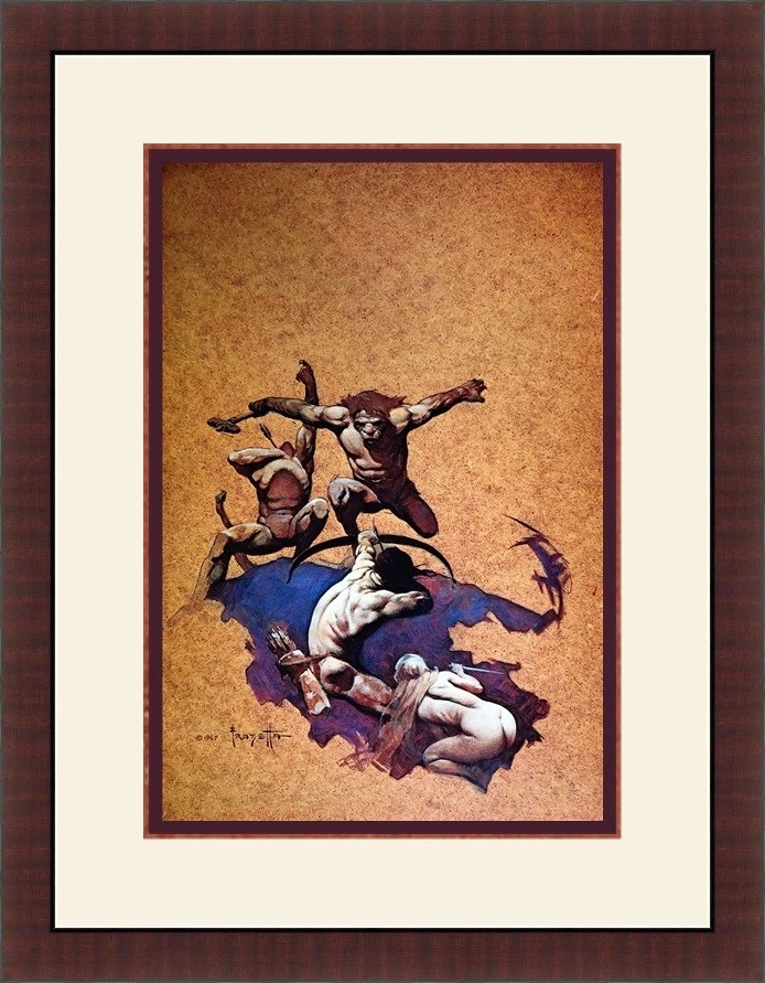 Impresión Frank Frazetta "Tierra del Terror" Galería Personalizada Enmarcada  Foto 1 de 1