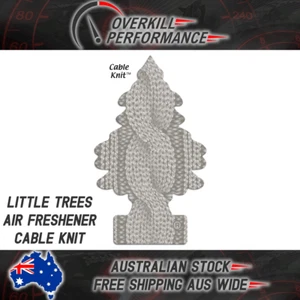 Little Trees Air Freshener Cable Knit - Car Truck Taxi Home Office - Picture 1 of 1