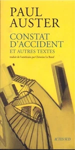 PAUL AUSTER CONSTAT D'ACCIDENT + PARIS POSTER GUIDE - Imagen 1 de 1