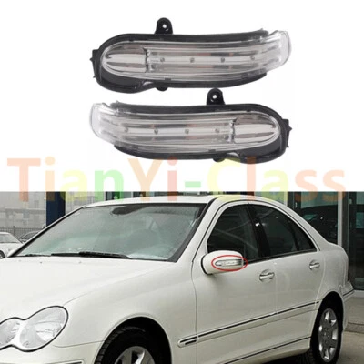 For Mercedes-Benz W203 C230/280 2005-2007 LH&RH Rearview mirror Light Foto 1 de 4