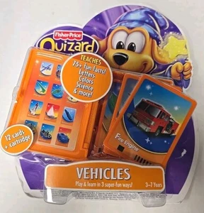 FISHER PRICE QUIZARD VEHICLES CARDS & CARTRIDGE NEW RARE - Picture 1 of 2