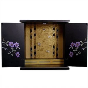 Mini BUTSUDAN  BUDDHIST ALTAR CABINET SHRINE Kannon Door from JAPAN - Picture 1 of 8