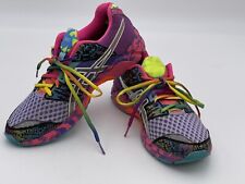 Asics Gel Noosa Tri 8 Womens Size 8 Running Shoes Sneaker T356N Purple Mesh