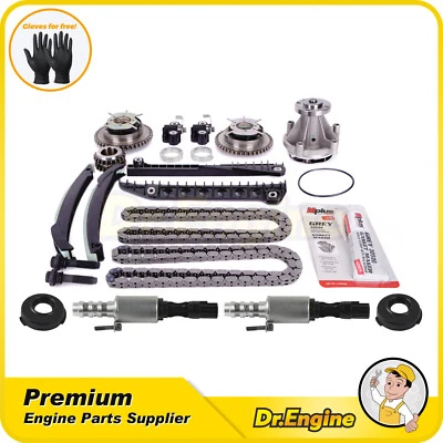 Kit de cadena de distribución VVT bomba de agua apta para Ford Expedition Lincoln Navigator 10-14 5,4 L Foto 1 de 4