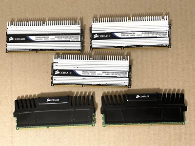 Lot of 5 Corsair Memory Modules AS-IS (See Photos) - Image 1 of 3